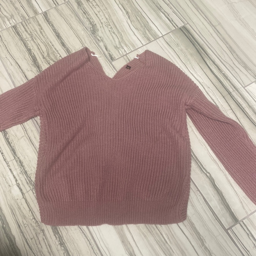 Pink sweater